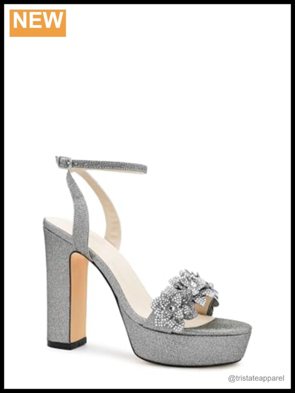 Touch Ups Women's Lily Platform Sandal with Block Heel and Ankle Strap for